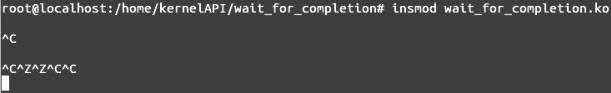 Linux内核API wait_for_completion